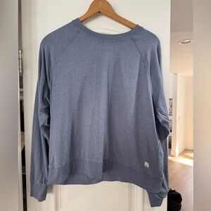Vuori Blue Women Halo Crew